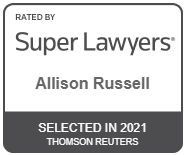 rated by super lawyers allison russell selected in 2021 thomson reuters